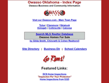 Tablet Screenshot of owasso.com
